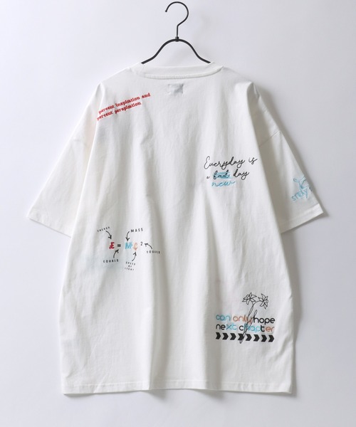 SITRY tシャツ Hand Drawn Illustration Embroidery T-shirt