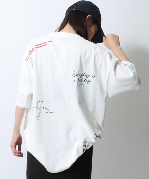 SITRY tシャツ Hand Drawn Illustration Embroidery T-shirt