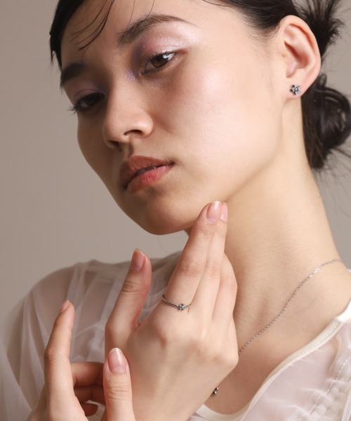 LHME 指輪 リング 「WEB限定」“Moment”プチフラワーリング/サージカル