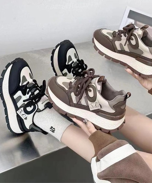 スニーカー ボリューム 厚底 レディース : ZOZOTOWN Yahoo!店