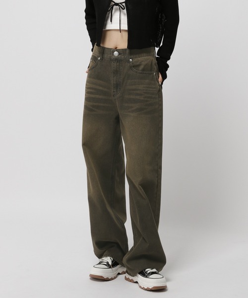 3.3 FIELD TRIP ワイドパンツ ジーンズ デニム デニムパンツ 「UNISEX