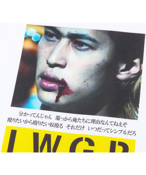 MEDICOM TOY Tシャツ PHOTO MASSEGE TEE 窪塚洋介 MEDICOM TOY LIFE ENTERTAINMENT tシャツ MLE×I.W.G.P.PHOTO MESSAGE