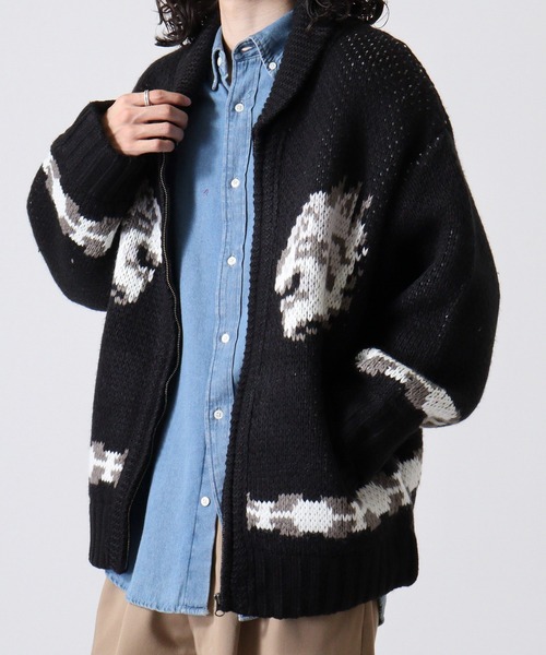 ATELANE（アテレーン） セーター ニット モチーフカウチンニット