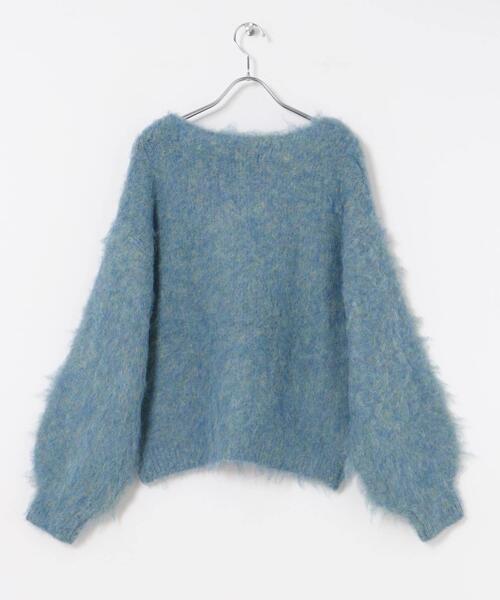ITEMS URBANRESEARCH ニット セーター ミックスシャギーニット 