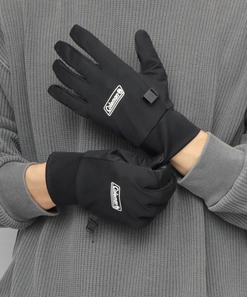 手袋 Coleman（コールマン） 手袋 5本指 防風 ストレッチグローブ（手袋