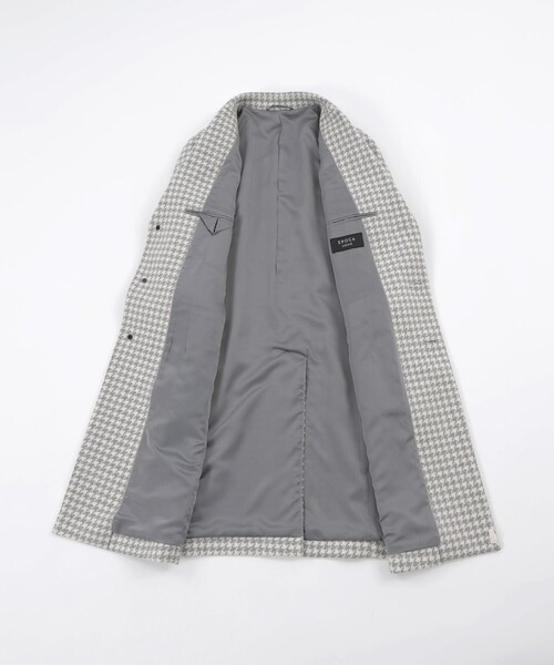 EPOCA UOMO（エポカ ウォモ） チェスターコート コート 千鳥ジャカード