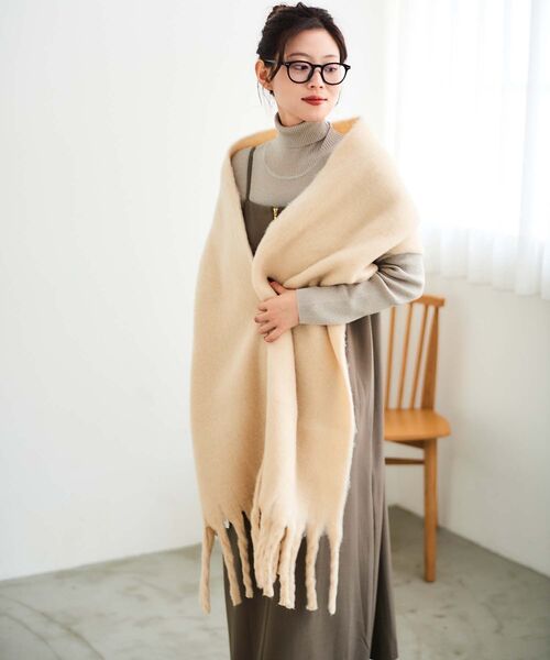 le.coeur blanc（ルクールブラン） ストール マフラー Fluffyストール