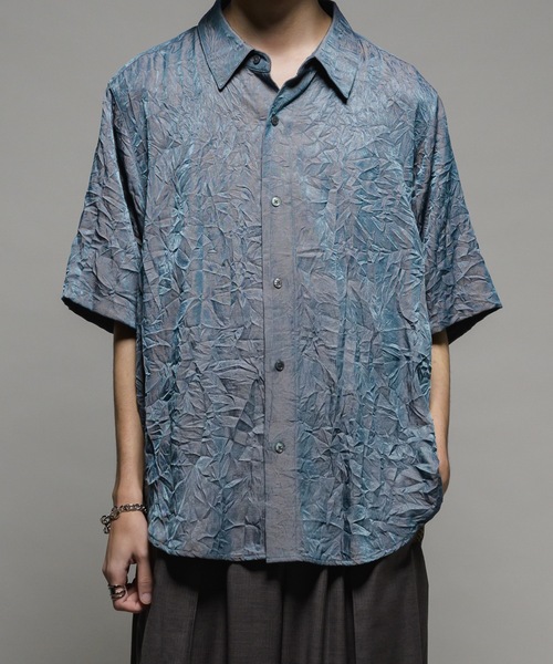 「大人気 新入荷 新品」に該当するファッション通販 loose Various シャツ John Casper shirts crepe -striped ジャケット・アウター