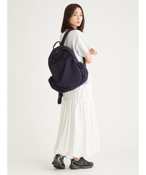 emmi スカート eco 撥水ティアードボリュームスカート