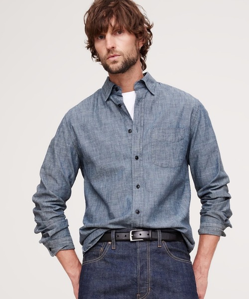 シャツ Albie シャンブレーシャツ メンズ : ZOZOTOWN Yahoo!店 - 通販