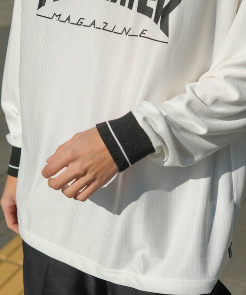 THRASHER（スラッシャー） ポロシャツ L/S GAME SHIRTS/THRASHER