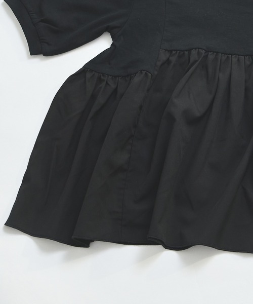 tシャツ 「リンクコーデ」ドッキングボリューム袖トップス キッズ 子供服 女の子 | pairmanon | 12