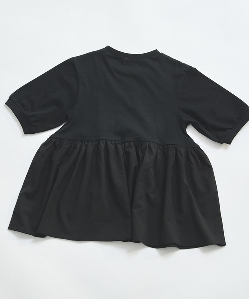 tシャツ 「リンクコーデ」ドッキングボリューム袖トップス キッズ 子供服 女の子 | pairmanon | 13