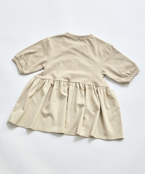 tシャツ 「リンクコーデ」ドッキングボリューム袖トップス キッズ 子供服 女の子 | pairmanon | 19
