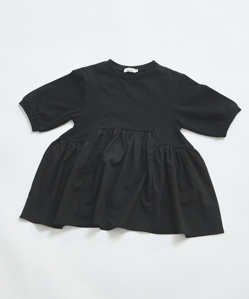 tシャツ 「リンクコーデ」ドッキングボリューム袖トップス キッズ 子供服 女の子 | pairmanon | 10