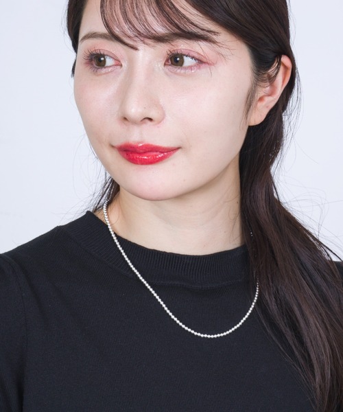 あいうえおHARPO (ハルポ) ナバホパールネックレス 58cm/2mm Harpo ネックレス 「Harpo/アルポ」シルバー ナバホパール