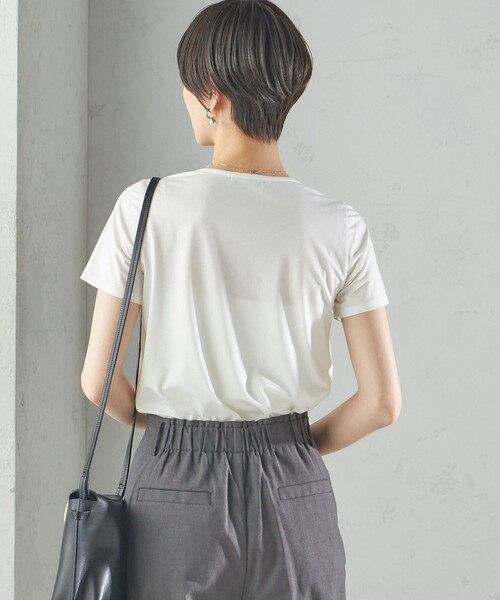 SHIPS tシャツ 「手洗い可能」SORONA(R) クルーネック TEE