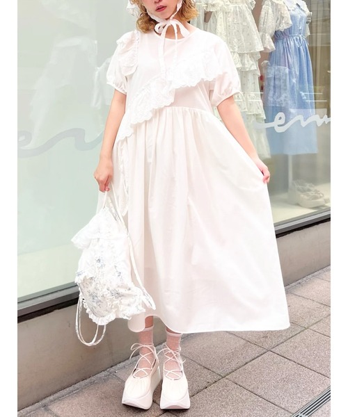 merry jenny（メリージェニー） ワンピース フリルコットンワンピース