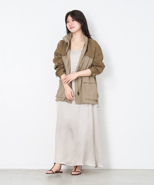 MICA&DEAL ブルゾン アウター スタンドフーデットブルゾン