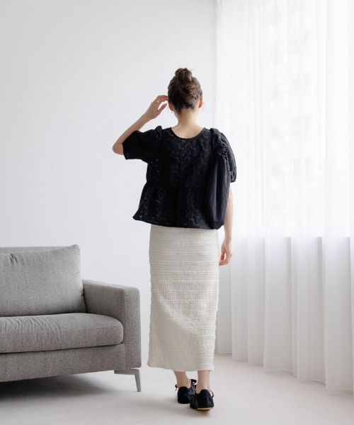 fluff wear スカート 2-3y flower（ファッション） スカート タイニーフリルスカート2