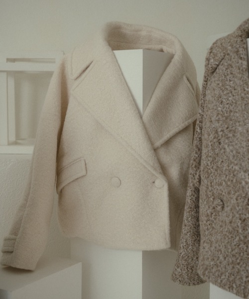 「VANNIE U」 ジャケット FREE アイボリー レディース_画像7