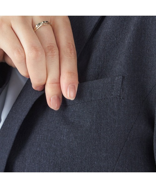 SUIT SELECT 4S A5 濃紺 セットアップ 洗える ストレッチ ゴム SUIT SELECT セレモニースーツ セットアップ 「おうちで洗える