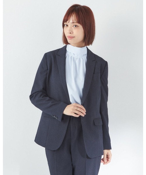 洗えるジャケット スーツ　セットアップ SUIT SELECT セットアップ 「洗えるスーツセット」1釦ジャケット