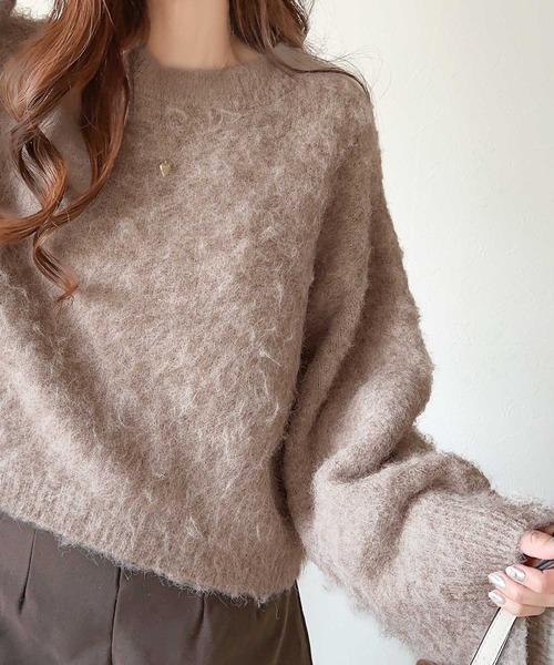 「classicalelf」 長袖ニット X-LARGE ブルー レディース_画像7