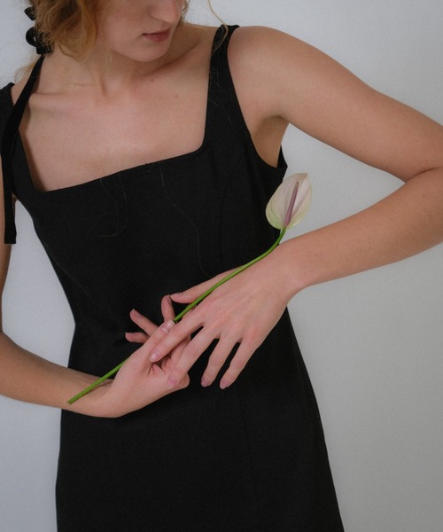 HONEY MI ワンピース stretch denim one-piece : ZOZOTOWN Yahoo