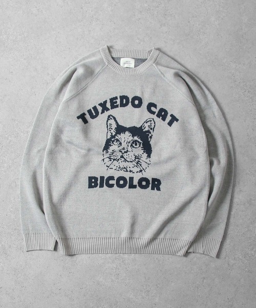 「CORISCO」 長袖ニット LARGE アッシュ レディース_画像2