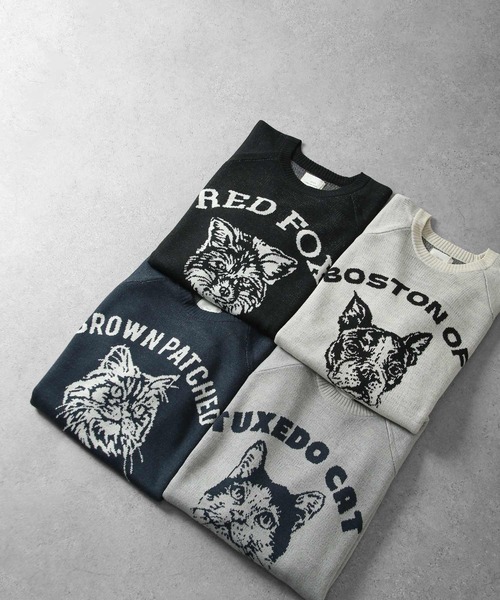 「CORISCO」 長袖ニット LARGE アッシュ レディース_画像5