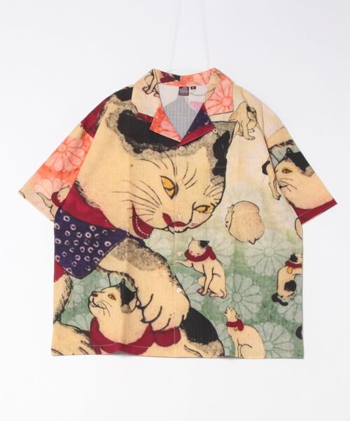 カヤ シャツ 「カヤ」着る、NIPPON ART 倭の絵シャツM メンズ