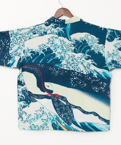 カヤ アロハシャツ シャツ 半袖 「カヤ」着る、NIPPON ART 倭の絵