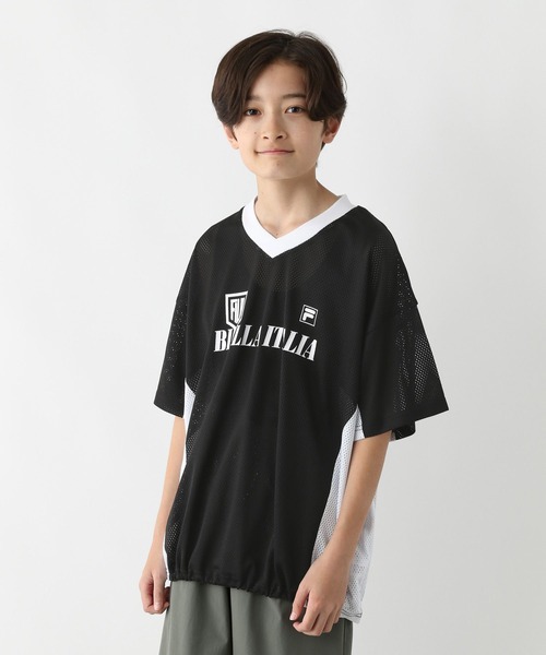 GLOBAL WORK（グローバルワーク） tシャツ FILAコラボ/メッシュT半袖