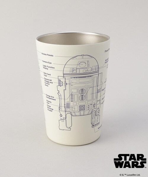 212 KITCHEN STORE ステンレスタンブラー460ml R2-D2設計図 「STAR