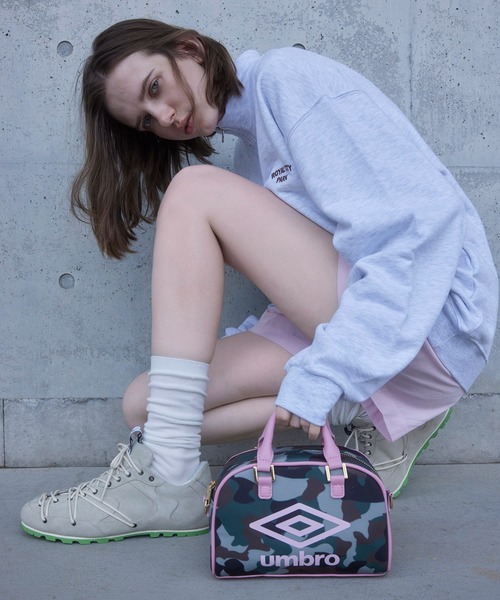 [UMBRO × Casselini] 2WAYプリントミニボストン レッド UMBRO × Casselini] 2WAYプリントミニボストン レッド UMBRO