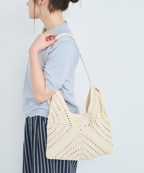 ハンドバッグ クロシェ編みワンハンドルバッグ : ZOZOTOWN Yahoo!店