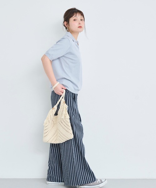 エバゴス　クロシェ編みハンドバッグ ハンドバッグ クロシェ編みワンハンドルバッグ : ZOZOTOWN Yahoo!店