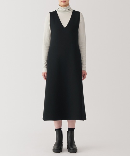 [ Muji Ryohin ] комбинезон юбка S черный женский 