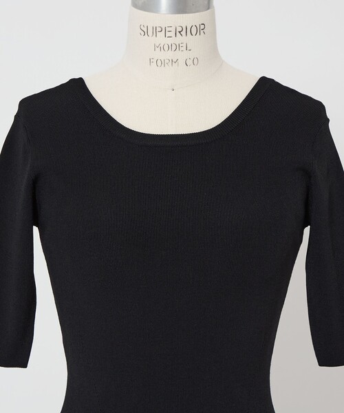 【NICENICE MOMENT】CROPPED クルーネックニット 別注】＜NICENICE MOMENT for conte＞CROPPED クルーネックニット