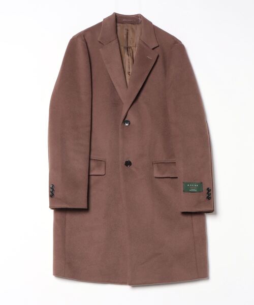 GREEN LABEL RELAXING ウールチェスターコート ブラウン green label relaxing（グリーンレーベルリラクシング） チェスター
