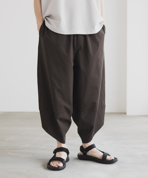 ssz サルエルパンツ ネイビー サイズL スッキリサルエルパンツ