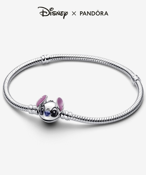 PANDORA ブレスレット ディズニー スティッチ スネークチェーン
