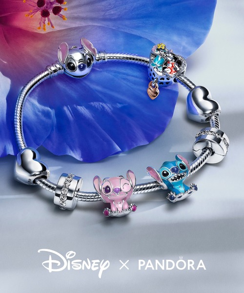 パンドラ ブレスレット チャーム　6点付き 最終値下げ】パンドラ PANDORA ブレスレット/チャームセット