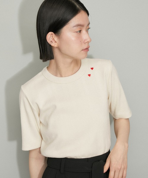 「ADAM ET ROPE'」 半袖Tシャツ FREE キナリ レディース
