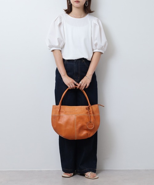 トートバッグ zucchero ヌメトートバッグ レディース_18