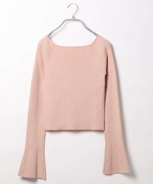 「Heather」 長袖ニット FREE ブラック レディース_画像3