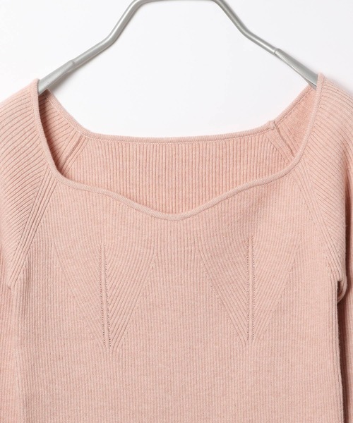 「Heather」 長袖ニット FREE ブラック レディース_画像4