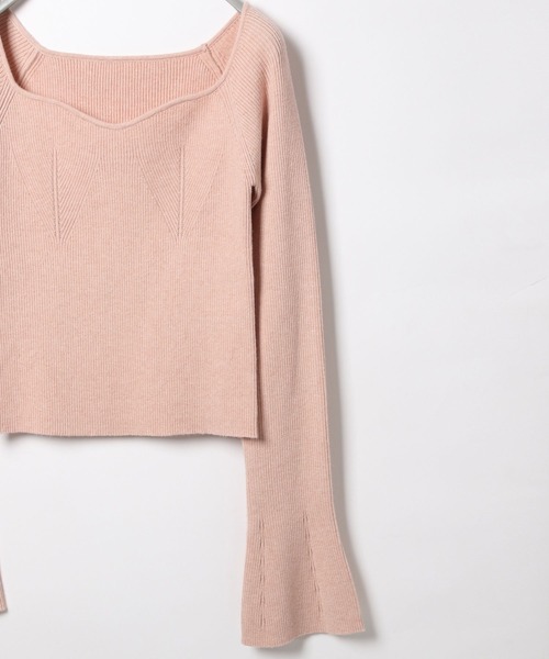 「Heather」 長袖ニット FREE ブラック レディース_画像5