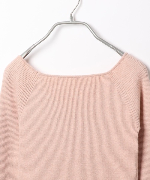 「Heather」 長袖ニット FREE ブラック レディース_画像7